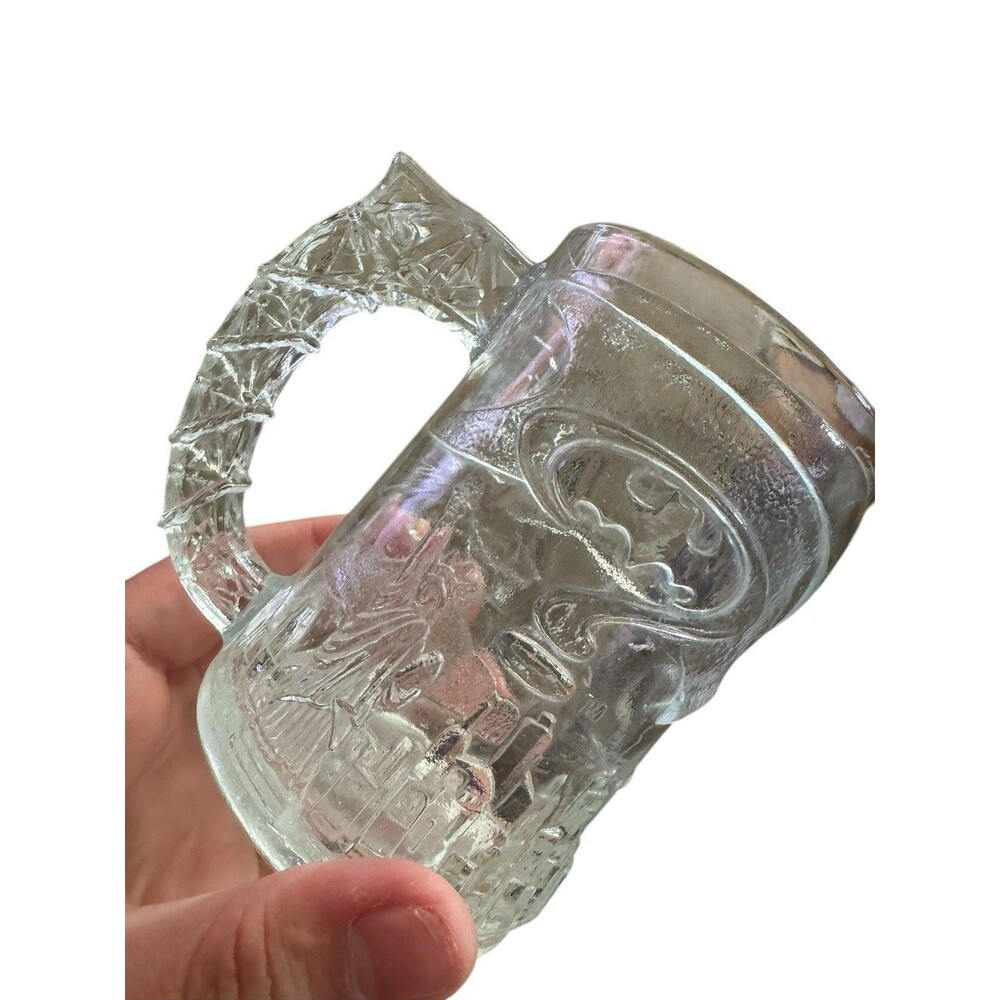 McDonalds Mug Cup Batman Forever 1995‎ Batman Glass Vintage Collectors - Picture 6 of 8